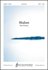 Shalom SATB choral sheet music cover